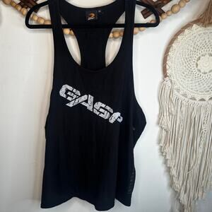 GASP Black Muscle Tank